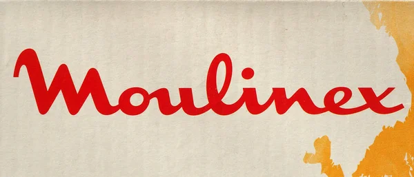 Paryż Francja Około Lutego 2020 Podpis Moulinex — Zdjęcie stockowe