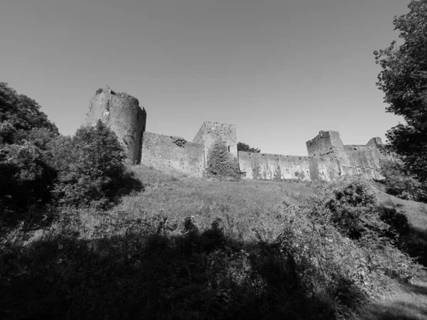 Chepstow Kastély Romjai Castell Cas Gwent Walesi Nyelven Chepstow Ban — Stock Fotó