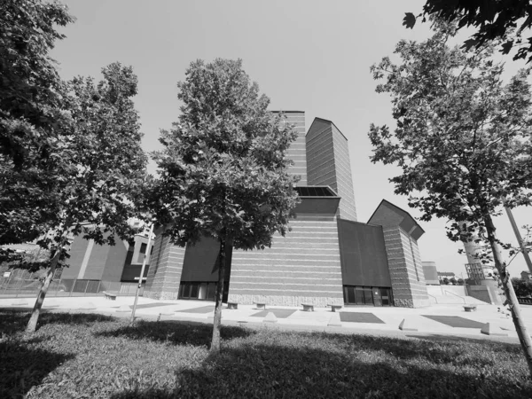 Chiesa Del Santo Volto Church Turin Italy Black White — Stock Photo, Image