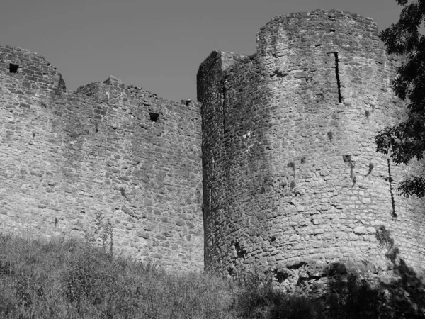 チェプストウにあるチェプストウ城 ウェールズ語でカステル の遺跡 — ストック写真