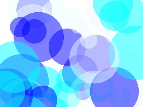 Abstract Minimalist Blue Illustration Circles Useful Background — Stock Photo, Image