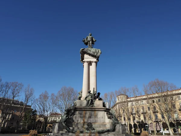 Turin Italy Circa February 2020 King Vittorio Emanuele Monument — Stok fotoğraf