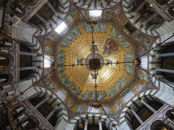 Aachen Tyskland Circa August 2019 Charlemagne Palatinkyrka Aachener Dom Katedralen — Stockfoto