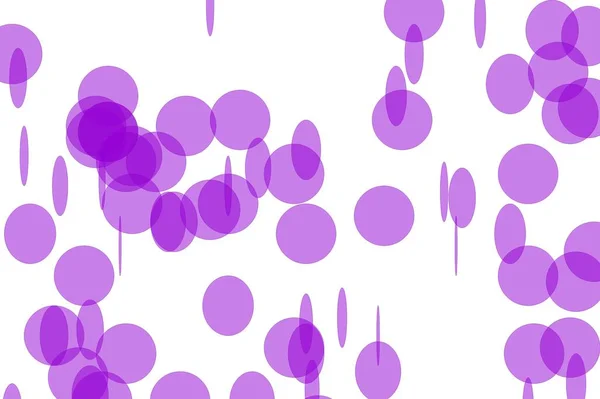 要旨背景として有用な円と楕円を持つミニマルな紫色のイラスト — ストック写真