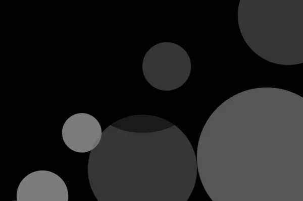Abstrakta Minimalistisk Grå Illustration Med Cirklar Användbar Som Bakgrund — Stockfoto