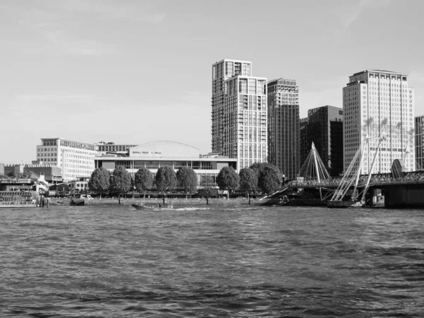 Лондон Великобритания Circa September 2019 View River Thames South Bank — стоковое фото