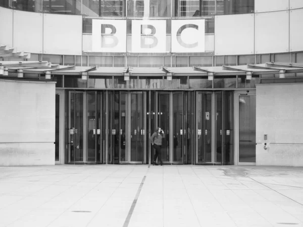 London Circa Wrzesień 2019 Siedziba Bbc Broadcasting House Brytyjskiej Korporacji — Zdjęcie stockowe