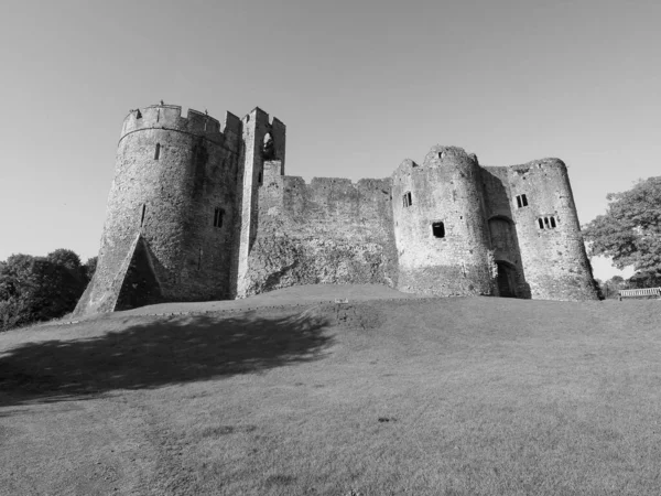 Ruinen Des Schlosses Von Tschepstow Castell Cas Gwent Walisisch Tschepstow — Stockfoto