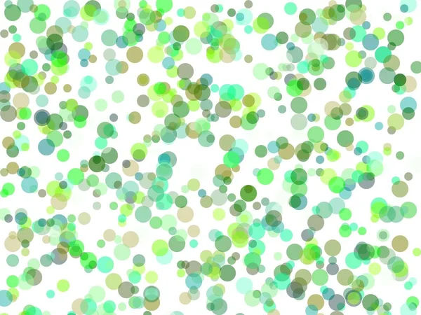 Abstrakta Minimalistisk Grön Illustration Med Cirklar Användbar Som Bakgrund — Stockfoto