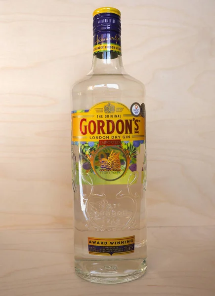 Londres Reino Unido Circa Marzo 2020 Botella Gordon Gin — Foto de Stock