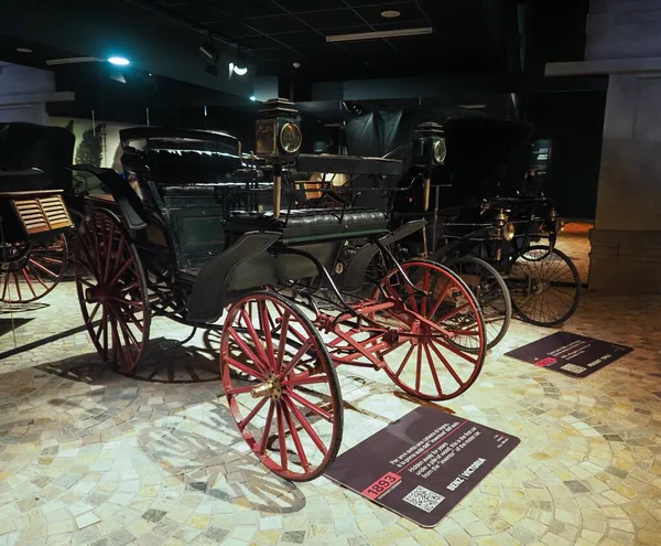 Turin Italien November 2019 Oldtimer Benz Victoria 1893 Turiner Automobilmuseum — Stockfoto