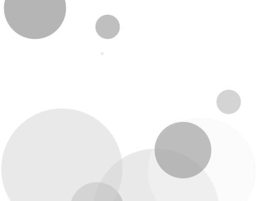 Çemberleri ve beyaz arkaplanı olan soyut minimalist gri çizim
