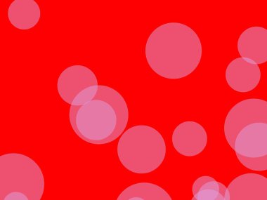 Çemberleri ve kırmızı arkaplanı olan soyut minimalist mor çizimler