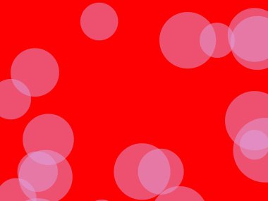 Çemberleri ve kırmızı arkaplanı olan soyut minimalist mor çizimler