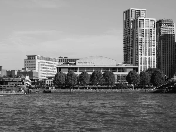 Londra Eylül 2019 Royal Festival Hall Ile Thames Nehri Nin — Stok fotoğraf