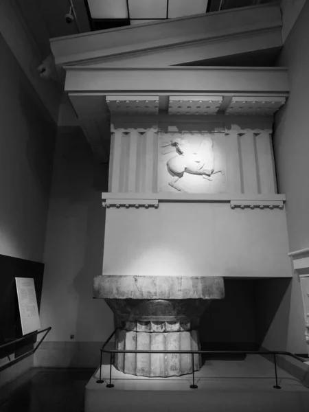 Лондон Великобритания Circa September 2019 Модель Парфенона Британском Музее Черно — стоковое фото