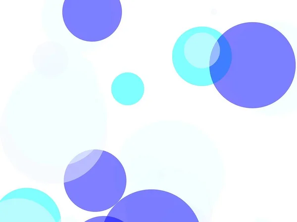 Абстрактная Минималистская Синяя Иллюстрация Кругами Полезными Качестве Фона — стоковое фото