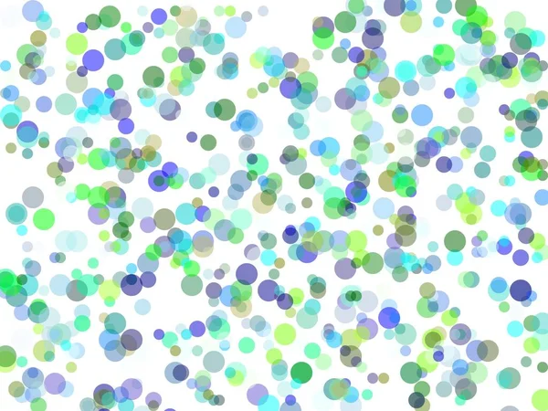 Ilustración Azul Verde Minimalista Abstracta Con Círculos Útiles Como Fondo — Foto de Stock