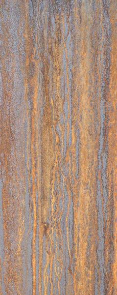 Breed Bruin Verroeste Stalen Textuur Nuttig Als Achtergrond — Stockfoto