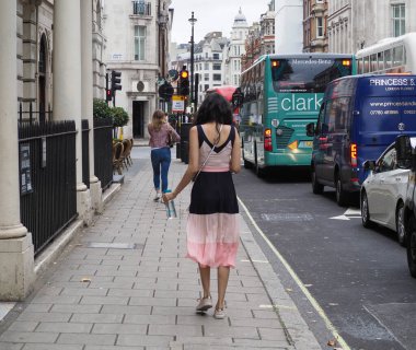 LONDON, İngiltere - CRCA EPTESİ 2019 Regent Caddesi