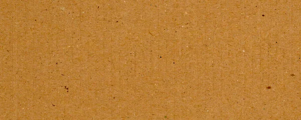 Wide Brown Corrugated Cardboard Texture Useful Background — Stock Photo, Image