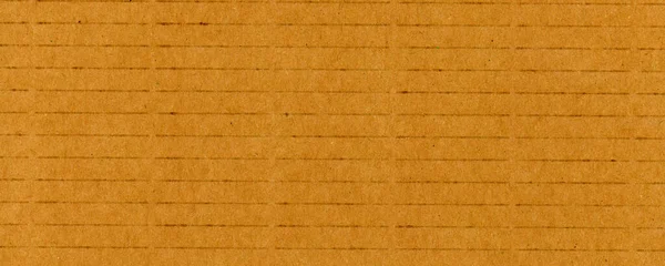 Wide Brown Corrugated Cardboard Texture Useful Background — Stock Photo, Image