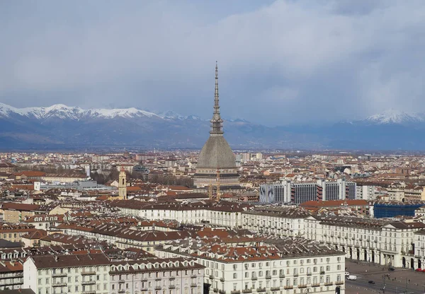 Aerial View City Turin Italy — Stock Photo, Image