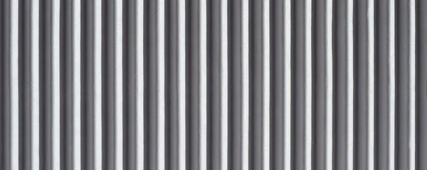 Wide White Corrugated Cardboard Texture Useful Background — Stock Photo, Image