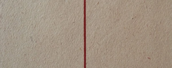 宽棕色硬纸板质地 用作背景 有垂直红线 — 图库照片
