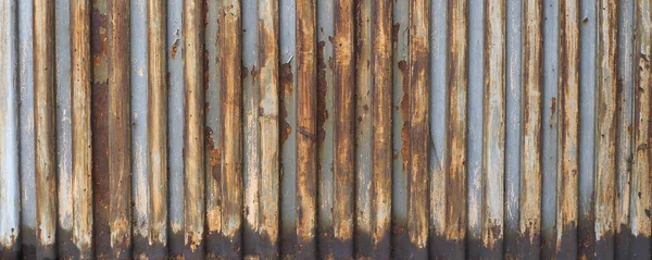 Wide Grey Brown Rusted Steel Texture Useful Background — Stock Photo, Image