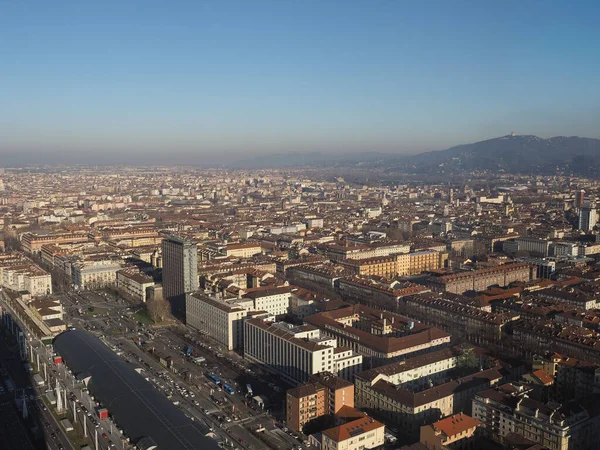 Luftaufnahme Der Stadt Turin Italien — Stockfoto