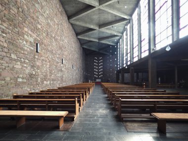 DUEREN, GERMANY - CIRCA AĞUSTOS 2019: Annakirche (anlamı St Anne Kilisesi)