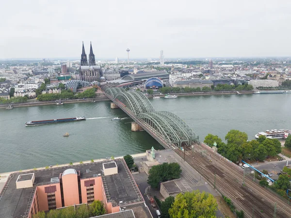 Koeln Deutschland Circa August 2019 Luftaufnahme Der Stadt — Stockfoto