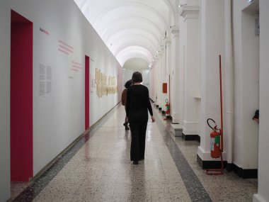 TURIN, İtalya - CIRCA NOVEMBER 2019: Kamera Centro Italiano per la fotografia (çeviri: İtalyanca Fotoğraf Merkezi)