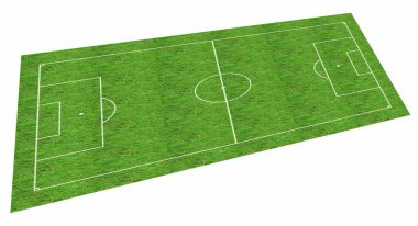 Futbol sahası (diğer adıyla futbol sahası veya futbol sahası), doğal çim çimenliğinden yapılmıştır