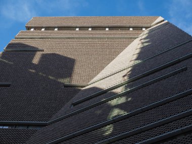 LONDON, UK - CIRCA SEPTEMBER 2019: Tate Modern art gallery in South Bank power station