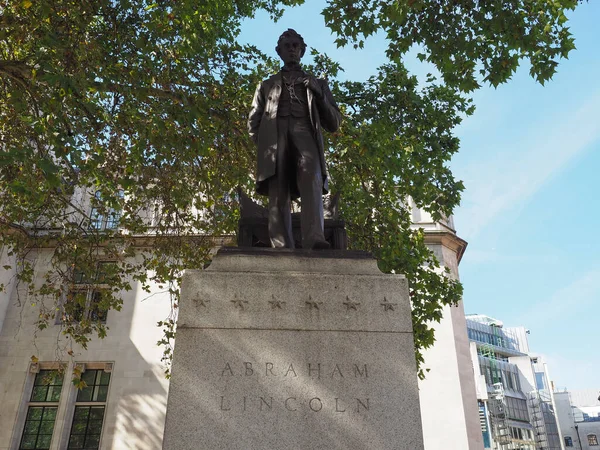 Londres Reino Unido Circa Septiembre 2019 Estatua Del Presidente Abraham — Foto de Stock