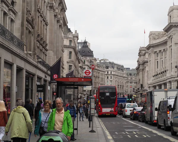 Londres Royaume Uni Circa Septembre 2019 Les Gens Regent Street — Photo