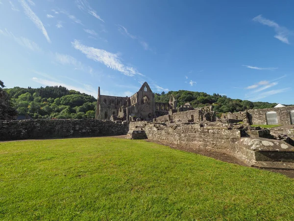 Tintern Reino Unido Circa Septiembre 2019 Ruinas Abadía Tintern Abaty — Foto de Stock