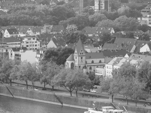 Koeln Germany Circa August 2019 Altstadt 意为旧城 的黑白版本 — 图库照片