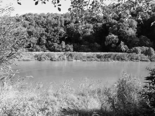 River Wye Afon Gwy Gallois Marque Frontière Entre Angleterre Pays — Photo