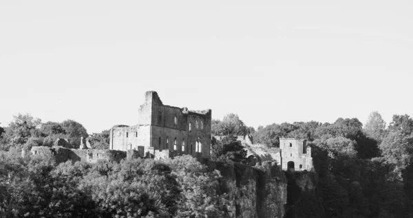 Ruinen Des Schlosses Von Tschepstow Castell Cas Gwent Walisisch Tschepstow — Stockfoto