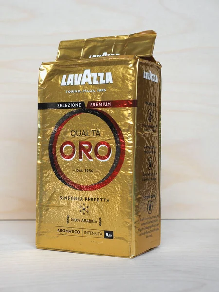 Turin Itálie Circa March 2020 Kávový Balíček Lavazza Oro — Stock fotografie