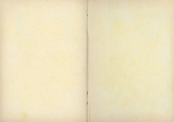 背景として便利なコピースペースと空白の本の茶色の紙の二重ページ — ストック写真