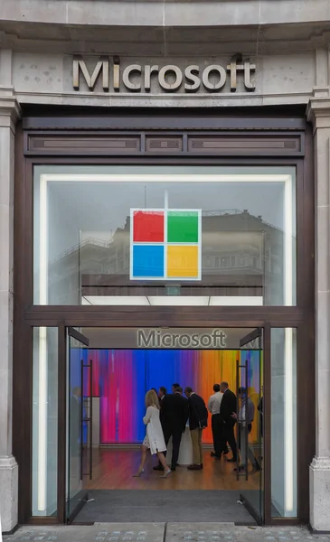 Londra Regno Unito Circa Settembre 2019 Microsoft Store — Foto Stock