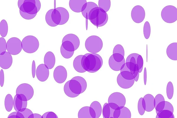 要旨背景として有用な円と楕円を持つミニマルな紫色のイラスト — ストック写真