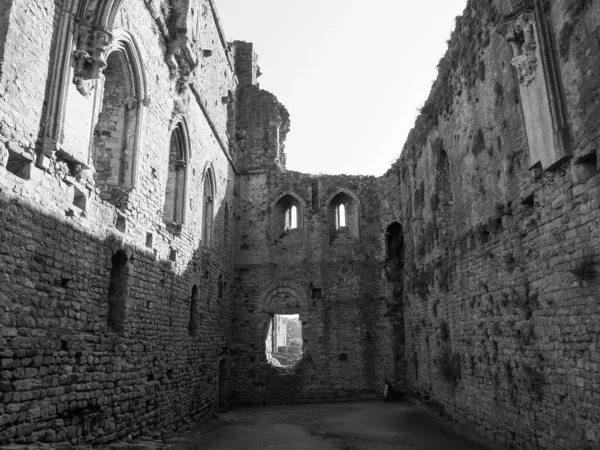 Chepstow Egyesült Királyság Circa Szeptember 2019 Ruins Chepstow Castle Castell — Stock Fotó