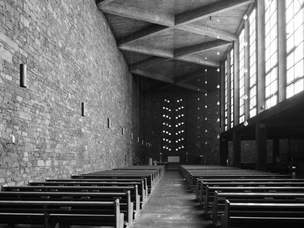 Düren Circa August 2019 Annakirche Schwarz Weiß — Stockfoto