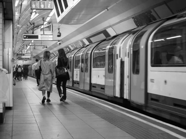 Londres Reino Unido Circa Septembro 2019 Estação Metrô Oxford Circus — Fotografia de Stock
