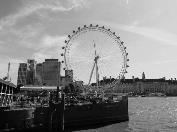 London Storbritannien Circa September 2019 London Eye Pariserhjul South Bank — Stockfoto